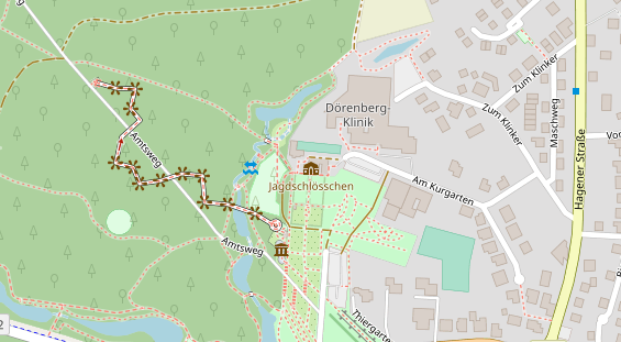 Restaurant auf Karte