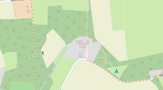 Restaurant auf Karte