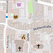 Restaurant auf Karte