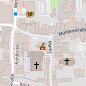 Restaurant auf Karte