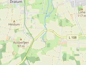 Restaurant auf Karte