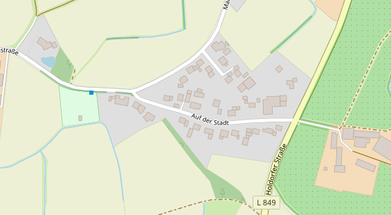 Restaurant auf Karte