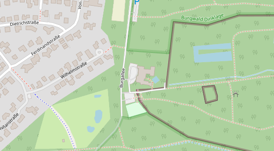 Restaurant auf Karte