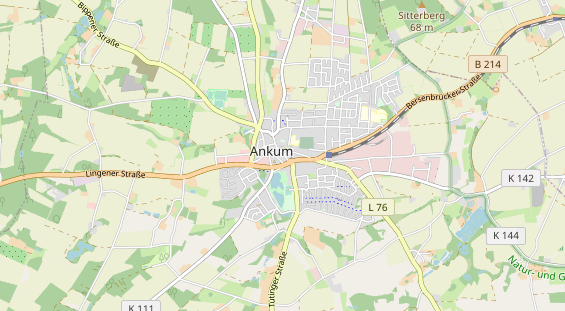 Restaurant auf Karte