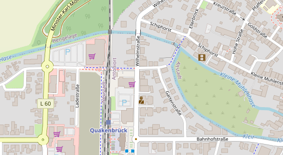 Restaurant auf Karte