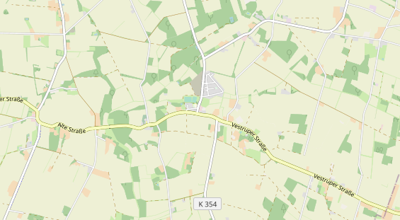 Restaurant auf Karte