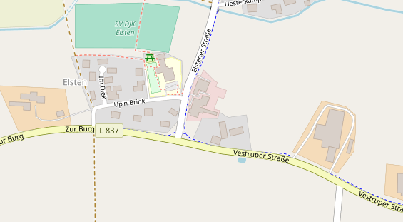 Restaurant auf Karte