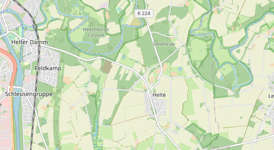 Restaurant auf Karte