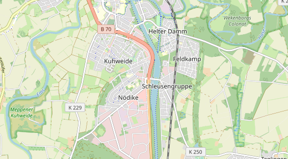 Restaurant auf Karte