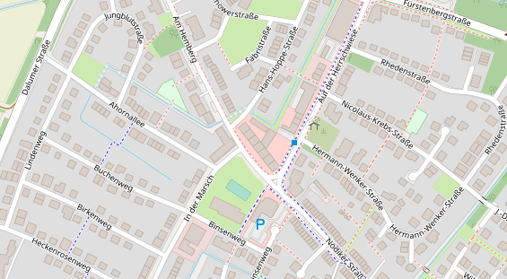 Restaurant auf Karte