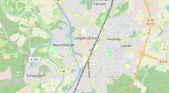 Restaurant auf Karte