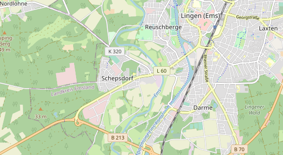 Restaurant auf Karte