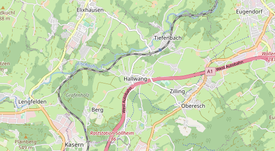 Restaurant auf Karte