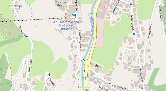 Restaurant auf Karte