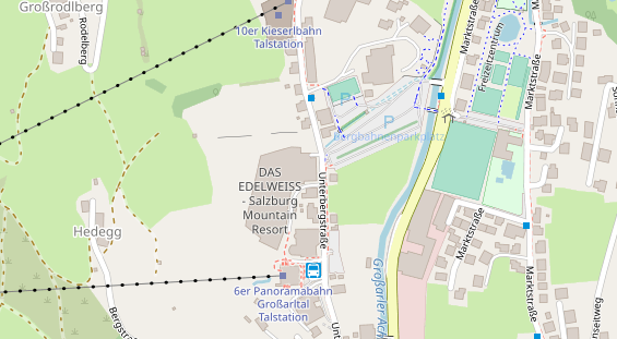 Restaurant auf Karte