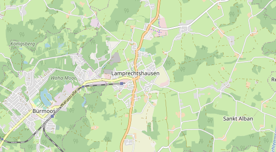 Restaurant auf Karte