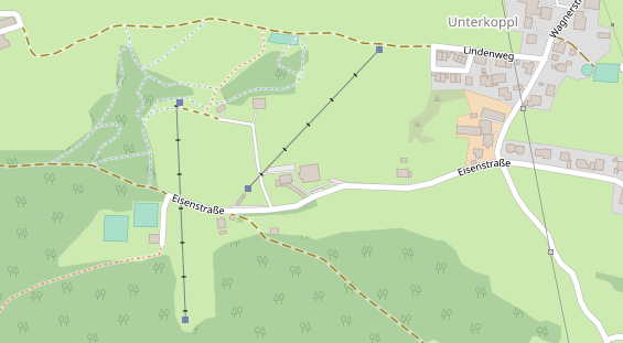 Restaurant auf Karte