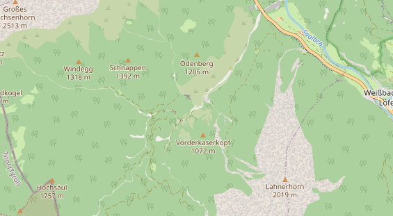 Restaurant auf Karte