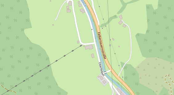 Restaurant auf Karte