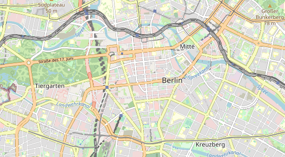 Restaurant auf Karte