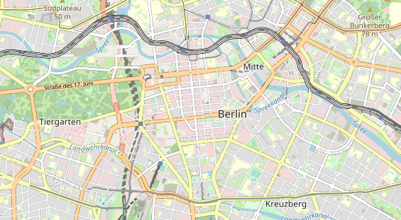 Restaurant auf Karte