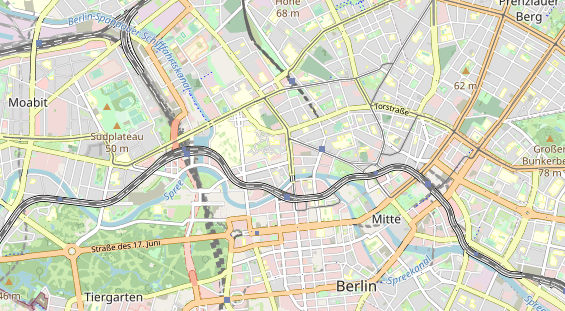 Restaurant auf Karte