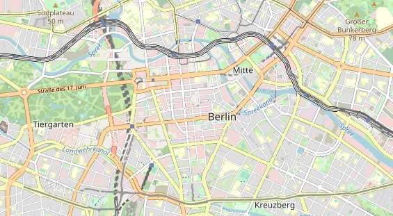 Restaurant auf Karte