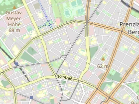 Restaurant auf Karte