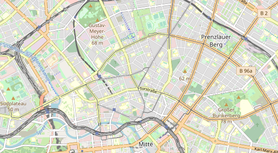 Restaurant auf Karte