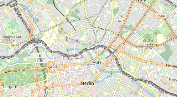 Restaurant auf Karte