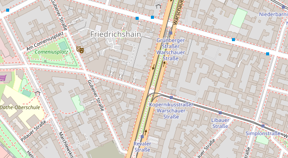 Restaurant auf Karte