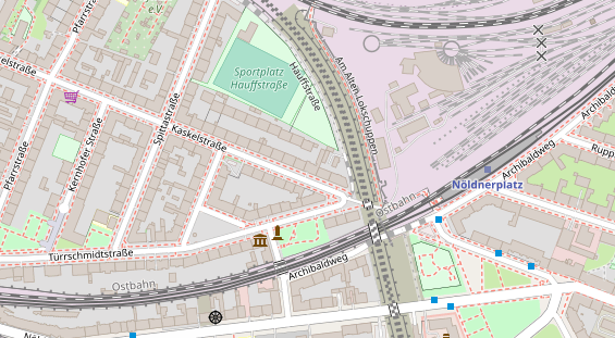 Restaurant auf Karte