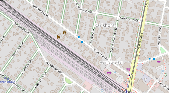 Restaurant auf Karte