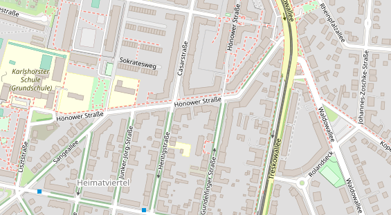 Restaurant auf Karte