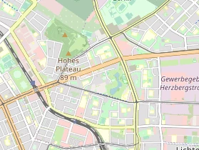 Restaurant auf Karte