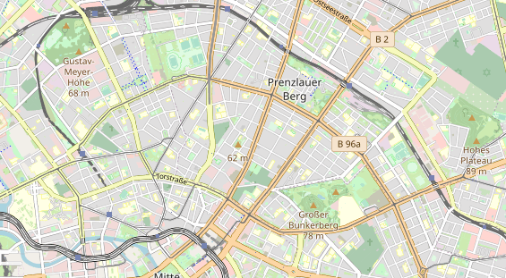 Restaurant auf Karte