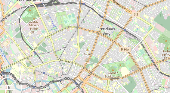 Restaurant auf Karte