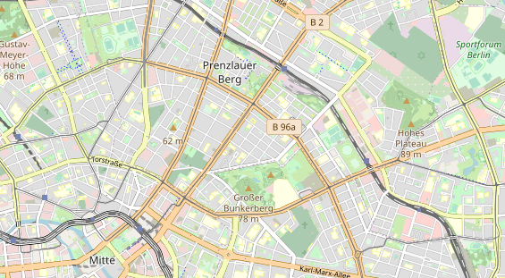 Restaurant auf Karte