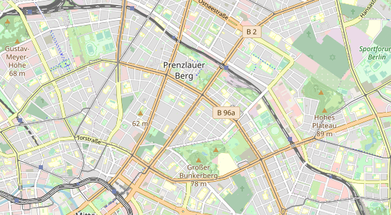 Restaurant auf Karte