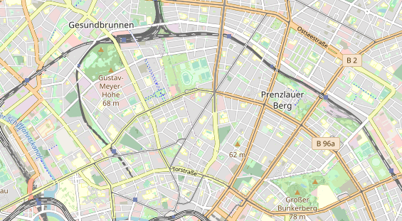 Restaurant auf Karte