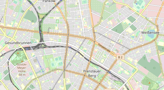 Restaurant auf Karte