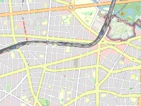 Restaurant auf Karte