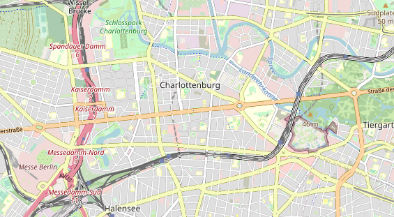 Restaurant auf Karte