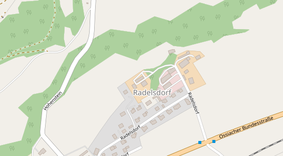 Restaurant auf Karte