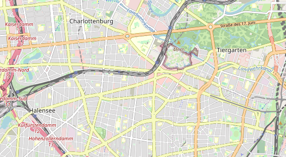 Restaurant auf Karte