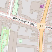 Restaurant auf Karte