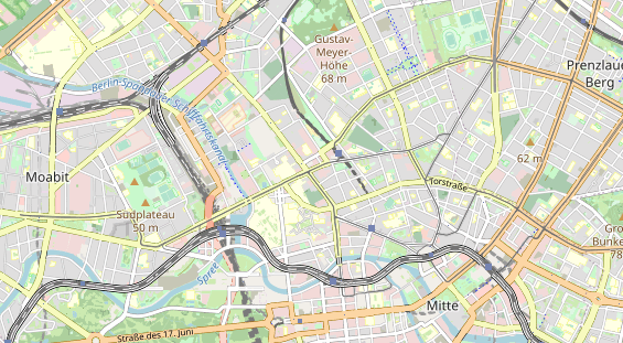 Restaurant auf Karte