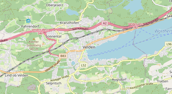 Restaurant auf Karte