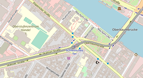 Restaurant auf Karte