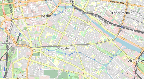 Restaurant auf Karte